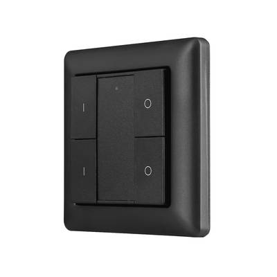 Bezdrátový stmívač LED - VaLO Zigbee, 2 tlačítka Černá