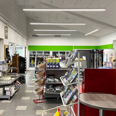 Hliníkový profil pro LED pásky - SUSPENSIBLE 55x75mm, 3 metry, s drátem, matně bílý