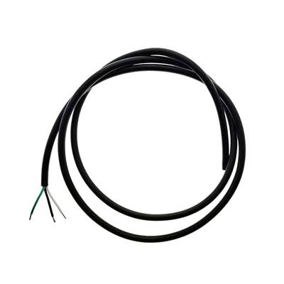 kabel 1m, třípólový 3x0,5mm², CCT, černý