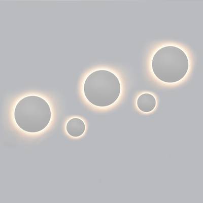 Sada nástěnných svítidel Eclipse, 5 žárovek, stmívatelná, stmívatelná, bílá