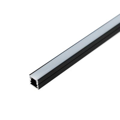 Surface LED strip aluminium PROFILE SOLO MINI, 3m, black