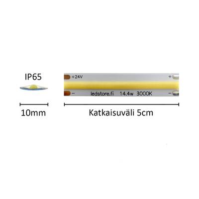 LED pásek SOLO, 3000K, 24V, 14,4W/m, IP65, CRI92