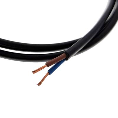 Černý, bipolární kabel pro instalace s LED pásky