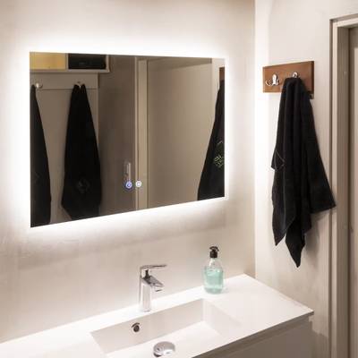 LED zrcadlové svítidlo do koupelny - HALO 800 CCT 2.0, vodotěsné IP55, 14W, 3000-4300-6900K, vysoký CRI97, horizontální