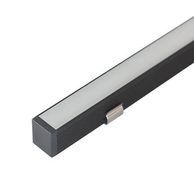 Hliníkový profil MINI pro LED pásky SOLO, 2 m, povrchová montáž, černý