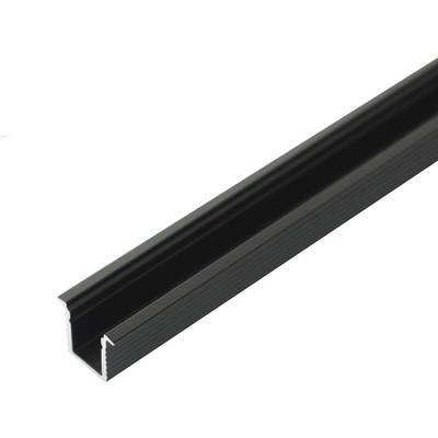 Průřez hliníkového profilu LED, šířka 10,5 mm, výška 8,7 mm, základna 7,4 mm, vnitřní šířka 5,5 mm.