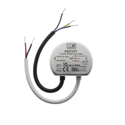 LED transformátor pro rozvodnou skříňku 24V, 60W, IP66