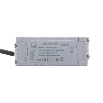 LED transformátor 15W 24V šedý se šroubovými svorkami