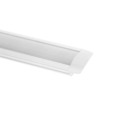 Hliníkový profil pro led pásek 2000x25x8mm, zapuštěný, matně bílý