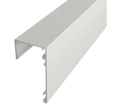 Bílý hliníkový profil pro led pásek na střechu, 2000x55x29mm, pro nepřímé osvětlení