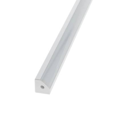 Hliníkový profil pro LED pásky 3000x18x18mm, povrchová montáž, úhel 45, kartáčovaný hliník Hliníkový profil pro LED pásky 3000x18x18mm, povrchová montáž, úhel 45, kartáčovaný hliník