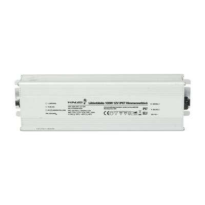 LED napájecí zdroj, 12 V, 100 W, WINLED, stmívatelný pomocí TRIACu, IP67 LED napájecí zdroj, 12 V, 100 W, WINLED, stmívatelný pomocí TRIACu, IP67