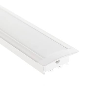 Hliníkový profil pro LED pásky 2000 × 35 × 15 mm, zapuštěný, matně bílý
