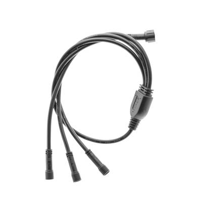 cCT s 3 děliči pro LED reflektory a panely, černá barva
