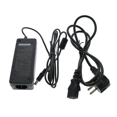 Napájecí zdroj LED osvětlení, dvoukolíková zástrčka a odpojitelný kabel pro spolehlivé připojení svítidla, bílý.