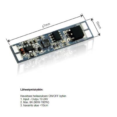 LED páskové světlo Vyhřívací vypínač, 12V-24V