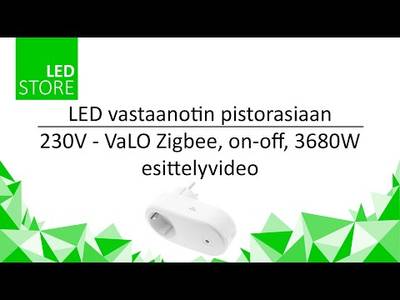 LED přijímač pro zásuvku 230V - VaLO Zigbee, on-off, 3680W