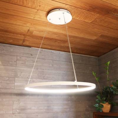 BASE - Suspended LED light fixture — RINKELI 60 CCT, 38W, CRI95, dimmable 3000-4000-5500K BASE - Suspended LED light fixture — RINKELI 60 CCT, 38W, CRI95, dimmable 3000-4000-5500K