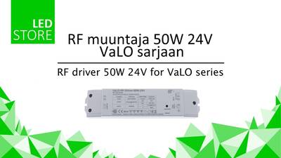 LED transformátor 24V, 50W, RF stmívatelný pro monochromatická a CCT LED světla