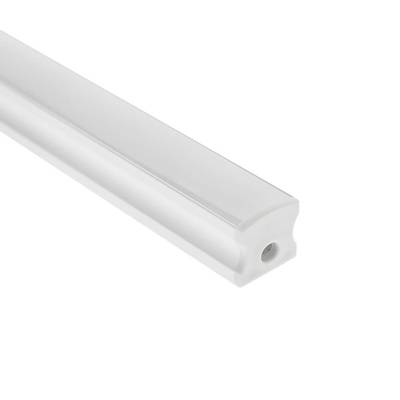Hliníkový profil pro LED pásky 2000x16x18mm, povrchová montáž, bílý