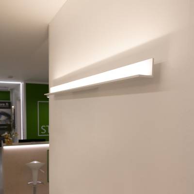 LED nástěnné svítidlo BLADE 1200, 3000K, 16,8W, CRI80, IP54, bílé pololesklé