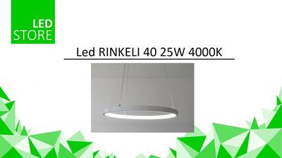 Závěsné LED svítidlo - RINKELI 40 CCT, 25W, stmívatelné, 3000-4000-5500K Závěsné LED svítidlo - RINKELI 40 CCT, 25W, stmívatelné, 3000-4000-5500K