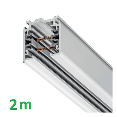 2m kontaktní lišta - XTS 4200-3, 3fázová lišta, povrchová montáž, BÍLÁ