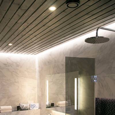 LED pásek do koupelny - Koupelnový set (17W/m led pásek + bezdrátový stmívač + transformátor + profily)