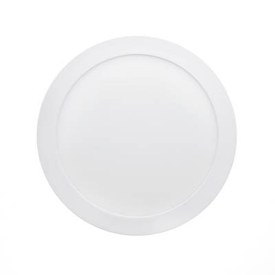 Moderní kulaté bílé stropní svítidlo LED se stylovým designem, ideální pro vylepšení interiérů energeticky úsporným osvětlením.