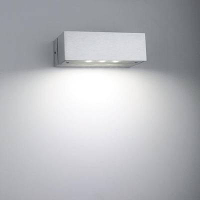 LED nástěnné svítidlo ANGULAR, 3000K, 3x1W, CRI80, IP44, kartáčovaný hliník