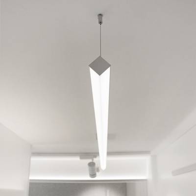 LED závěsné kancelářské svítidlo - WIRE, matná bílá, 42W, 4000K