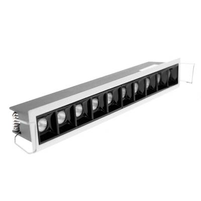 LED reflektor - LINJA 10, IP44, stmívatelný 10x2W, bílý/černý, CRI90, 3000K