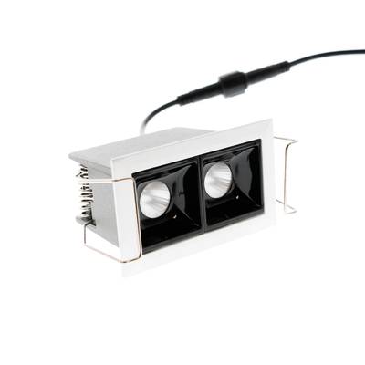 LED reflektor - LINJA 2, IP44, stmívatelný 2x2W, bílý/černý, CRI90, 4000K