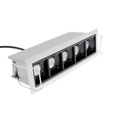 LED reflektor - LINJA 5, IP44, stmívatelný 5x2W, bílý/černý, CRI91, 4000K