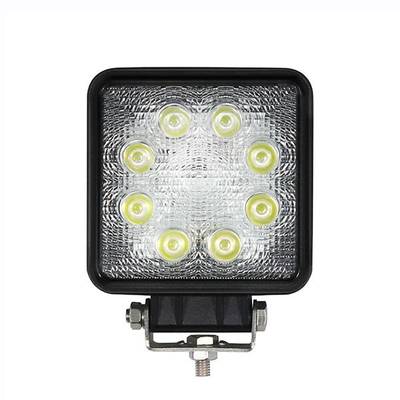 Pracovní světlo LED, čtvercové, 24 W, úhel otevření 60°