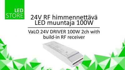 LED transformátor 24V, 75W, RF stmívatelný pro monochromatická a CCT/RGB/RGB+W LED světla
