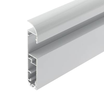 Lišta pro povrchovou montáž s hliníkovým profilem pro LED pásek, 3 m, bílá