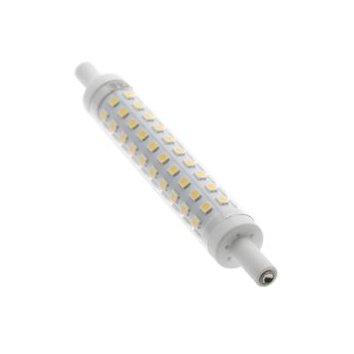 Válcová LED lampa s rovnoměrně rozmístěnými malými LED čipy na bílém pozadí, energeticky úsporné řešení osvětlení pro domácnosti a kanceláře.