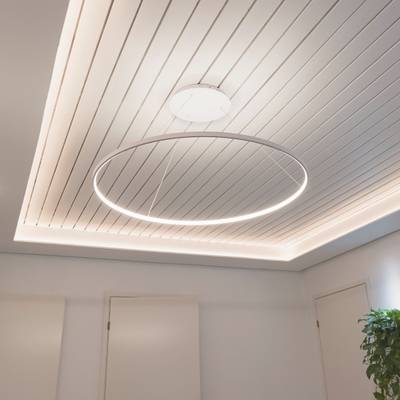 Suspended LED light fixture  RINKELI 100 CCT 2800-3200-3800-4600-5300K, 40W, CRI95, dimmable