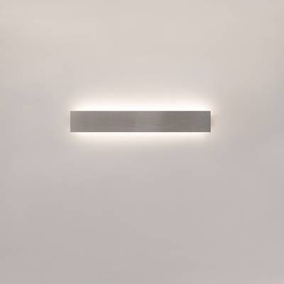 LED nástěnné svítidlo STRAIGHT 600, 3000K, 17W, CRI80, IP44, kartáčovaný hliník