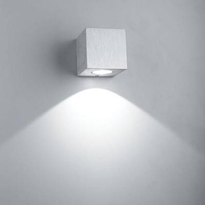 LED SINGLE LAMP CUBIC, 3000K, 3W, CRI90, IP21, kartáčovaný hliník