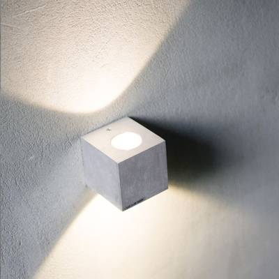 LED SINGLE LAMP CUBIC 2, 3000K, 2x3W, CRI90, IP21, kartáčovaný hliník