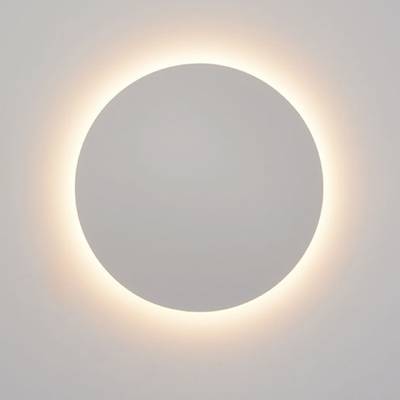 LED NÁSTĚNNÉ SVÍTIDLO ECLIPSE 30 cm, nastavitelná teplota barev, stmívatelné, 15 W, CRI85, IP21, matně bílé