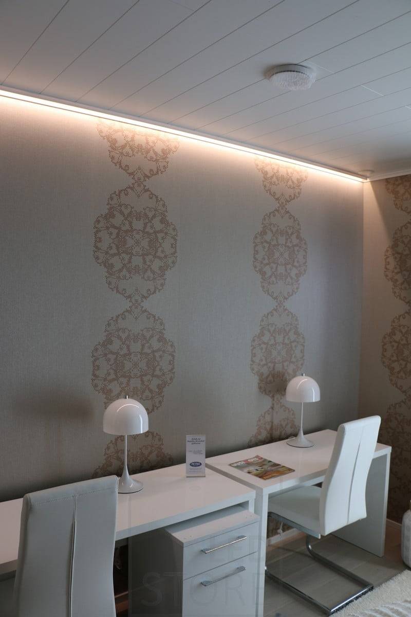 Veletrh bydlení 2015: led páska za 30mm lištou. Ledstore.fi