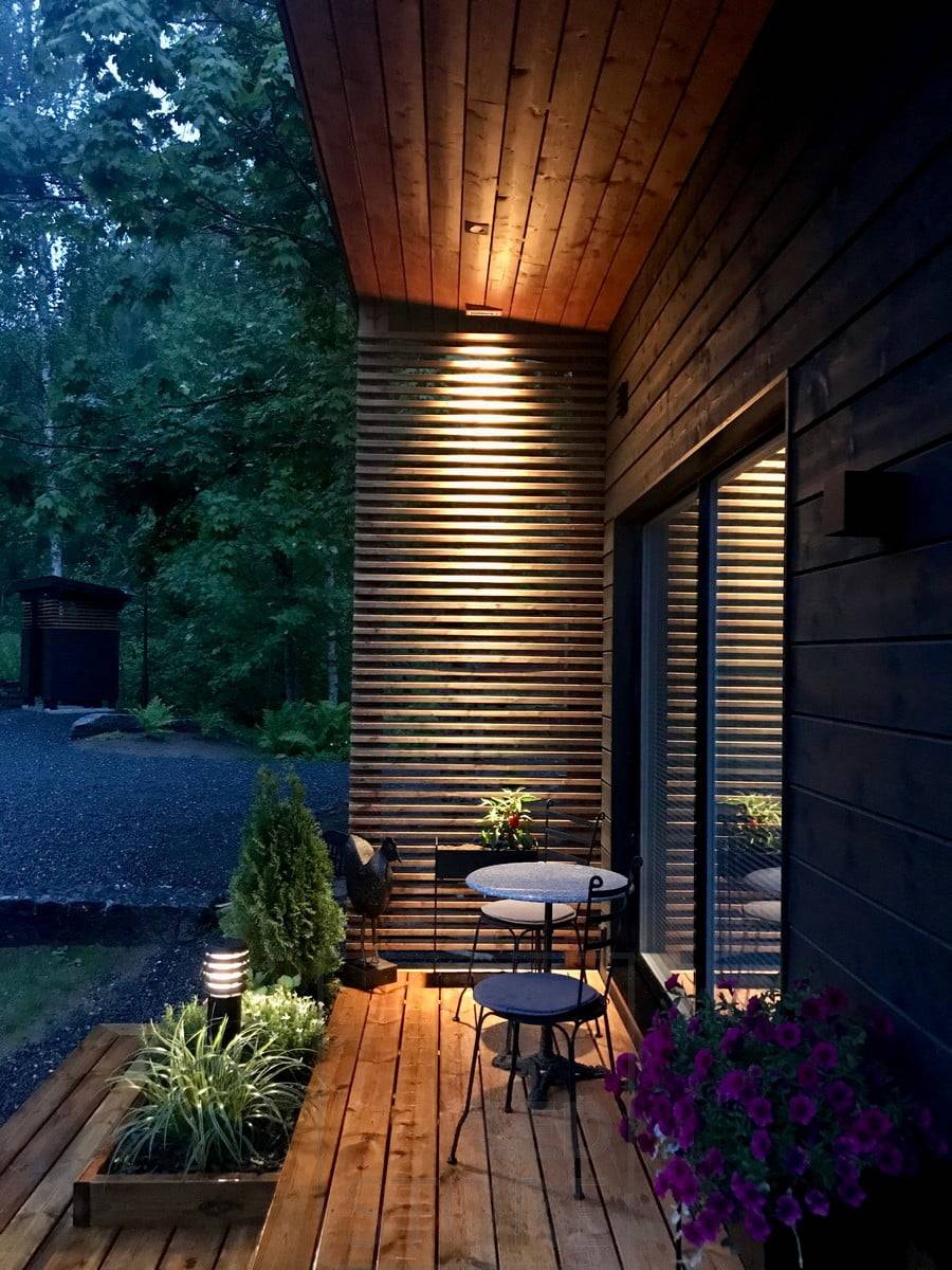 LINJA 5 reflektorů pro zvýraznění říms a osvětlení terasy. Ledstore.fi