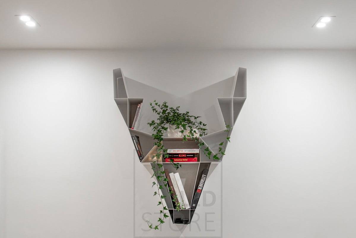 Bílé led reflektory TUPLAKANTTI osvětlující prostor pro všeobecné osvětlení. Ledstore.fi