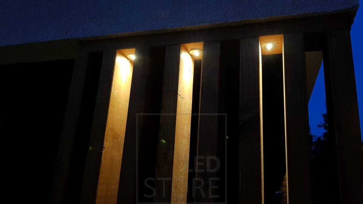 1 wattové reflektory osvětlující mezi okraji a zvýrazňující detaily. Ledstore.fi
