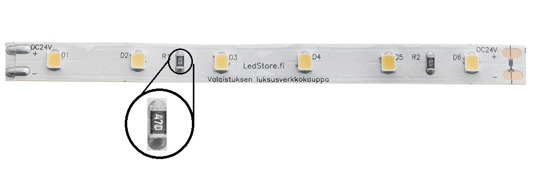 Led pásek IC obvod, který je důvodem, proč led transformátor může být stejnosměrné napětí provozován
