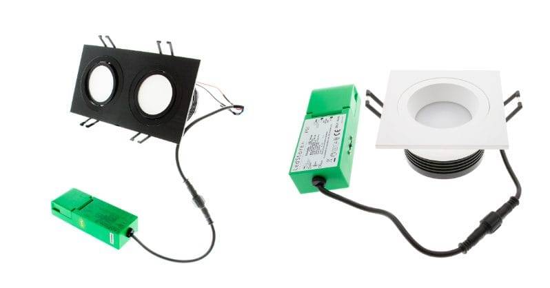 Svítidla LedStore jsou standardně vybavena vyměnitelným, řetězově připojitelným zdrojem napájení a možností výběru ze tří barevných teplot světla.