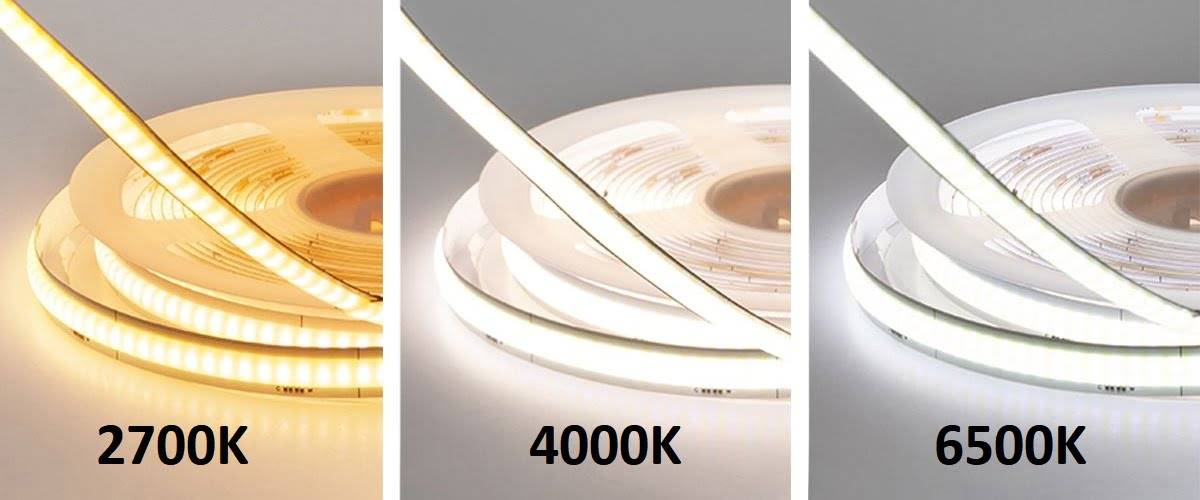 LED páskové světlo s různými hodnotami kelvinů Solo CCT